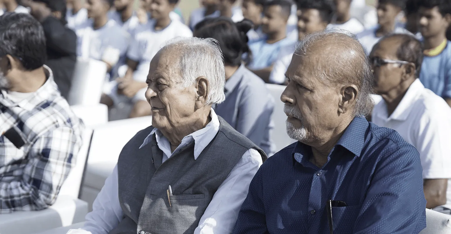 Prominent footballing personalities witnessing the launch ceremony